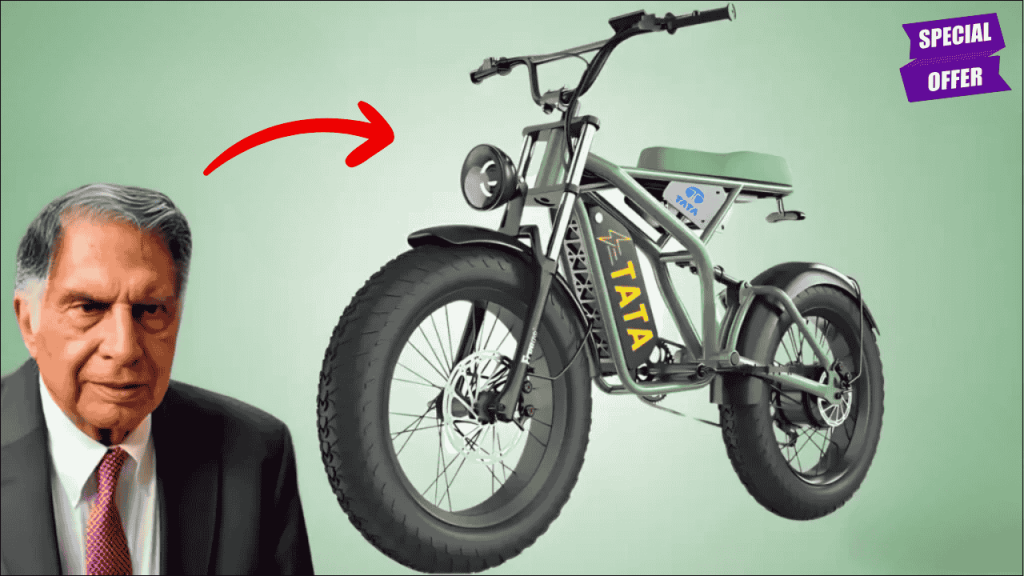 Tata Launches Revolutionary Electric Cycle for Just ₹3,999, 100km Range with 20,000km Warranty
